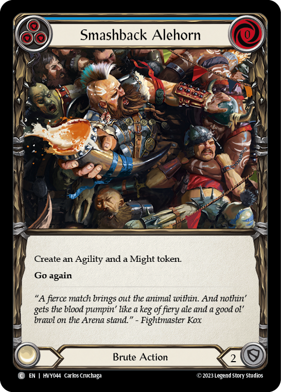 Smashback Alehorn [HVY044] (Heavy Hitters)  Rainbow Foil | Good Games Modbury