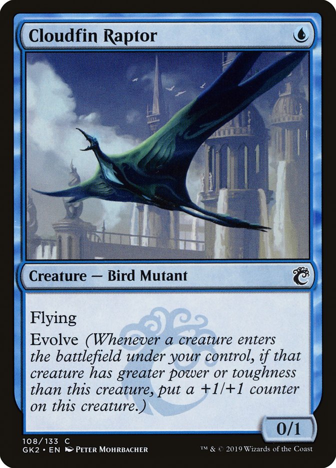 Cloudfin Raptor [Ravnica Allegiance Guild Kit] | Good Games Modbury