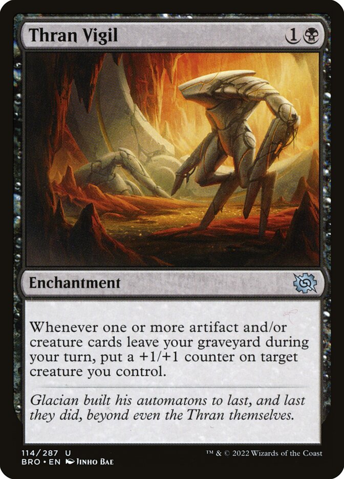 Thran Vigil 114/287 (The Brothers' War)  - Foil | Good Games Modbury