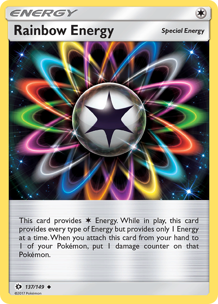 Rainbow Energy (137/149) [Sun & Moon: Base Set] | Good Games Modbury