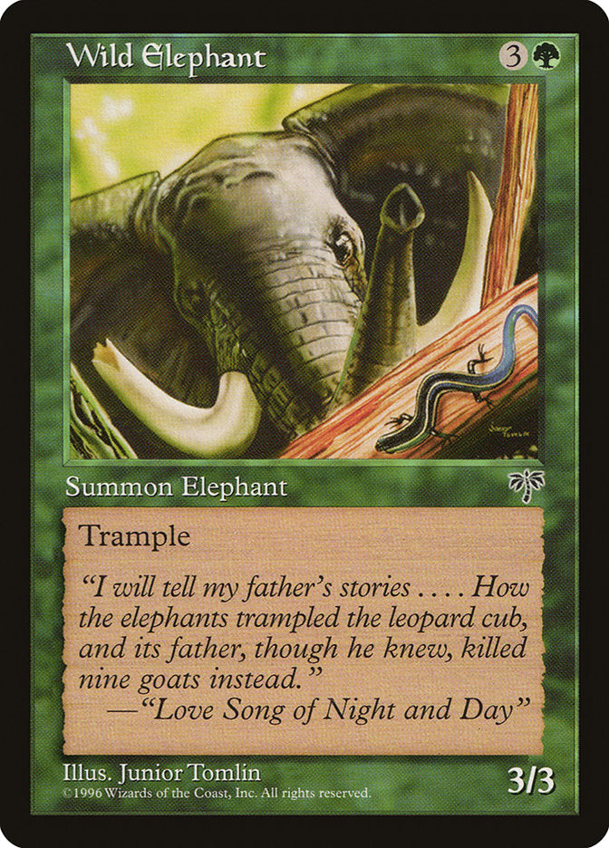 Wild Elephant 254/350 (Mirage)  | Good Games Modbury