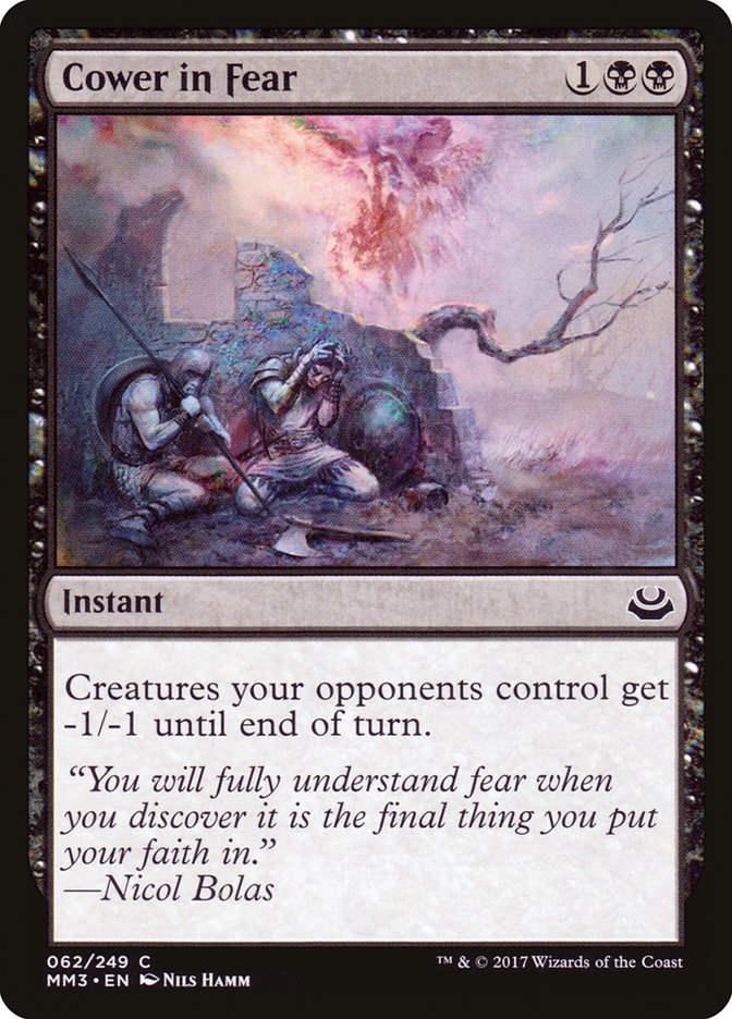 Cower in Fear 62/249 (Modern Masters 2017)  | Good Games Modbury