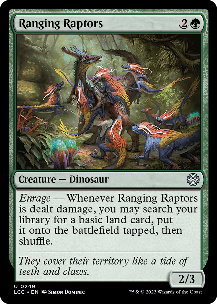 Ranging Raptors [The Lost Caverns of Ixalan Commander] | Good Games Modbury