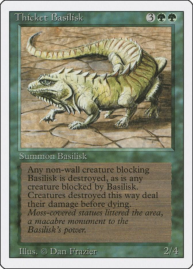 Thicket Basilisk 218/306 (Revised Edition)  | Good Games Modbury