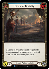 Drone of Brutality (Blue) [U-WTR166] (Welcome to Rathe Unlimited)  Unlimited Rainbow Foil | Good Games Modbury