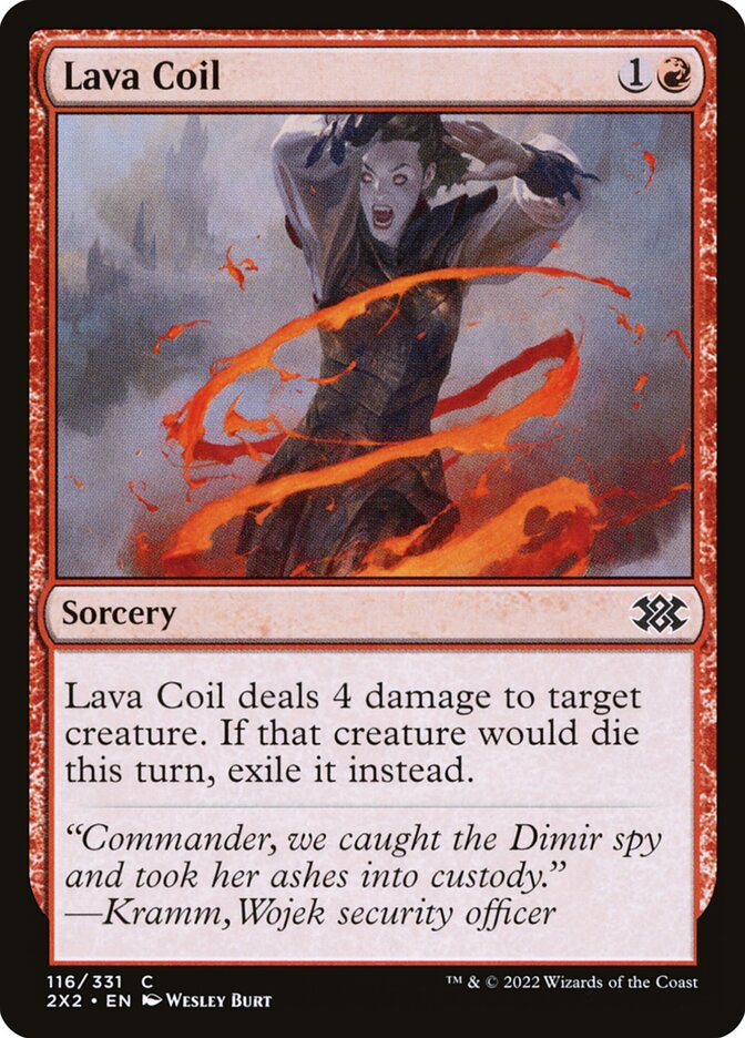 Lava Coil 116/331 (Double Masters 2022)  | Good Games Modbury