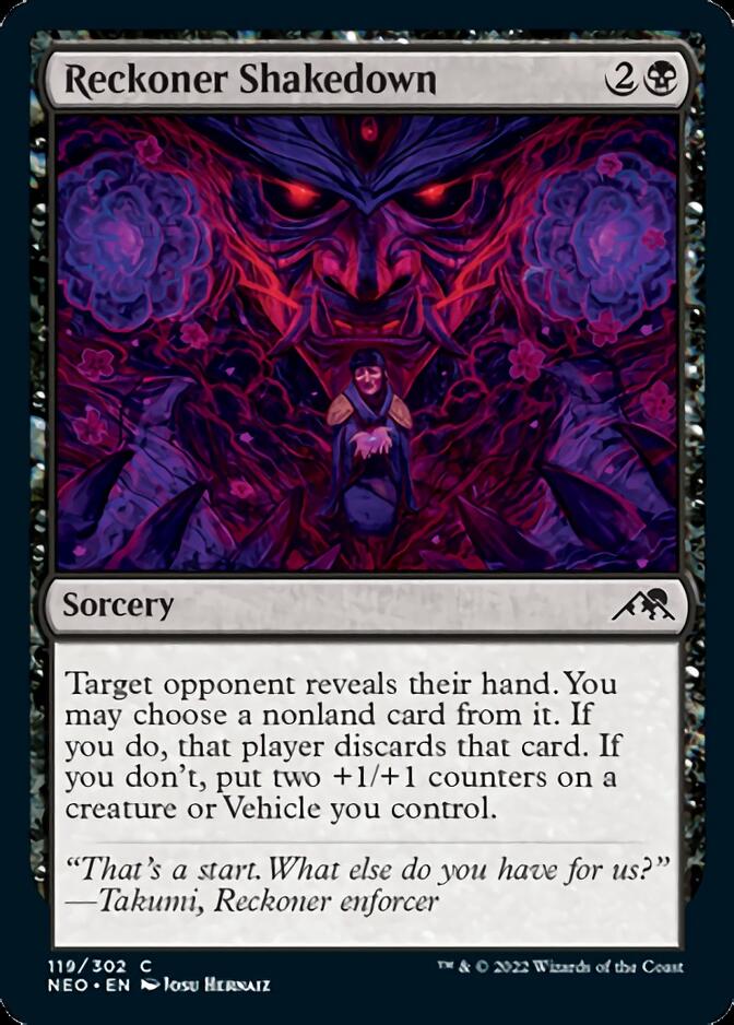 Reckoner Shakedown [Kamigawa: Neon Dynasty] | Good Games Modbury