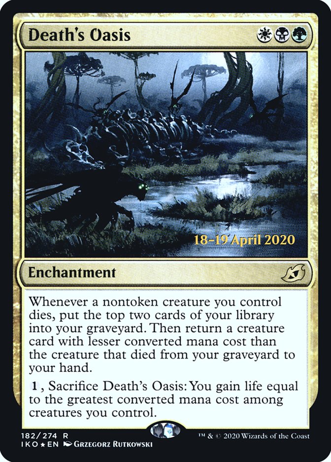 Death's Oasis [Ikoria: Lair of Behemoths Prerelease Promos] | Good Games Modbury