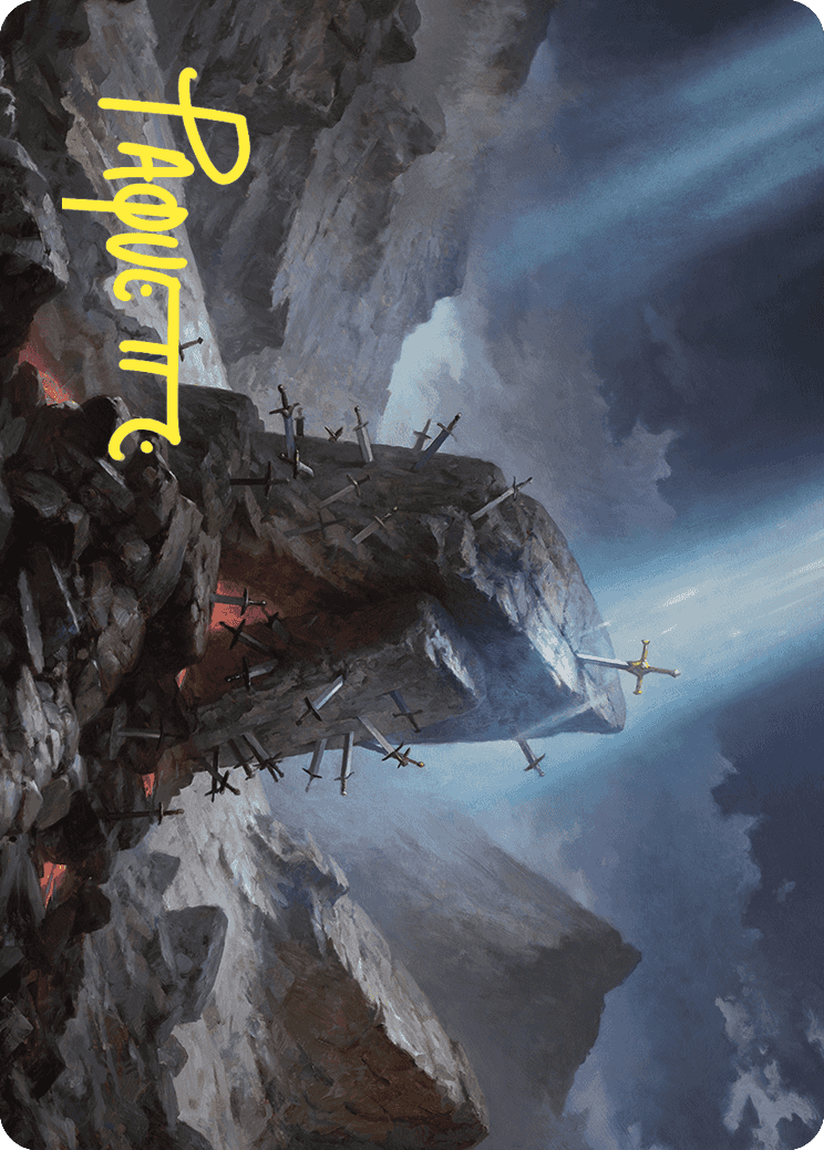 The Irencrag Art Card (Gold-Stamped Signature) [Wilds of Eldraine Art Series] | Good Games Modbury