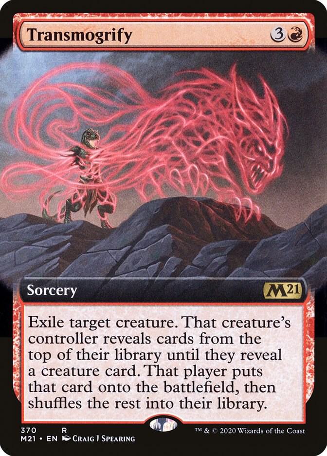 Transmogrify 370/274 (Core Set 2021)  - Extended Art | Good Games Modbury