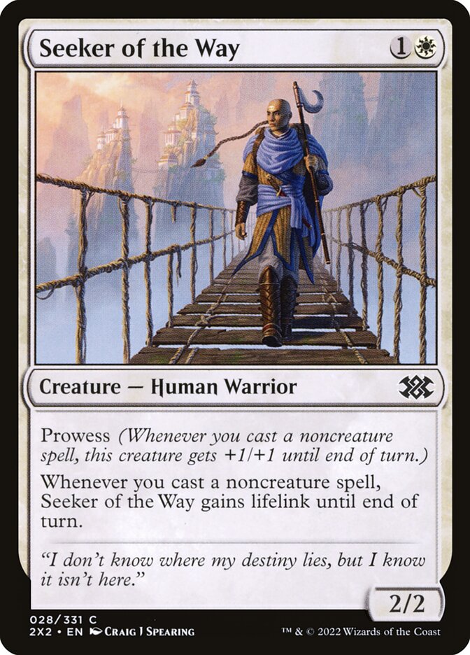 Seeker of the Way 28/331 (Double Masters 2022)  - Foil | Good Games Modbury