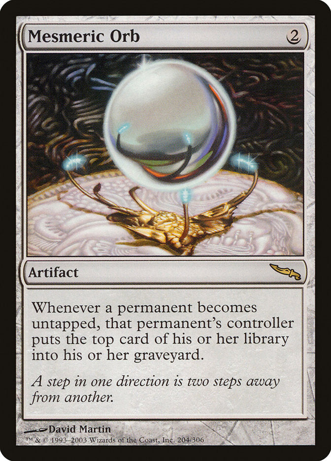 Mesmeric Orb [Mirrodin] | Good Games Modbury
