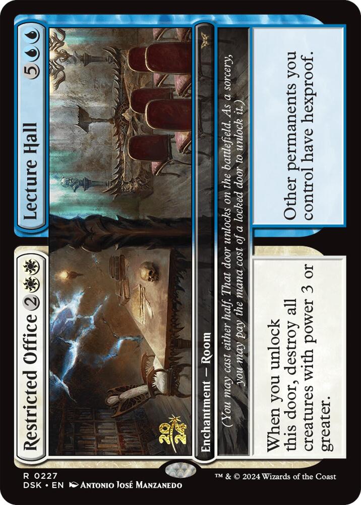 Restricted Office Lecture Hall 227s/180 (Prerelease Cards)  - Foil | Good Games Modbury