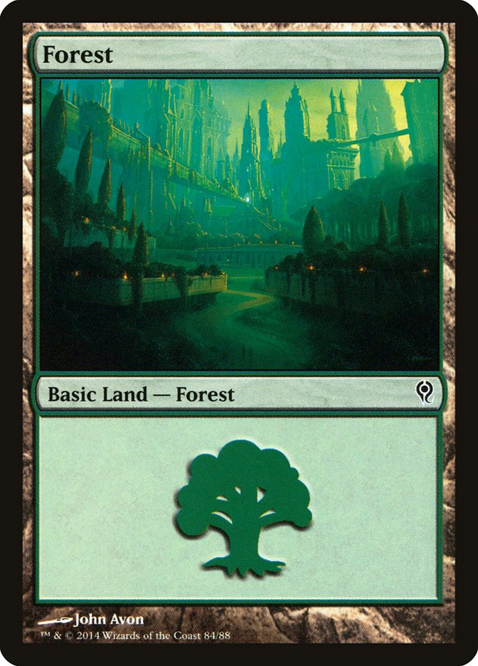 Forest (84) [Duel Decks: Jace vs. Vraska] | Good Games Modbury