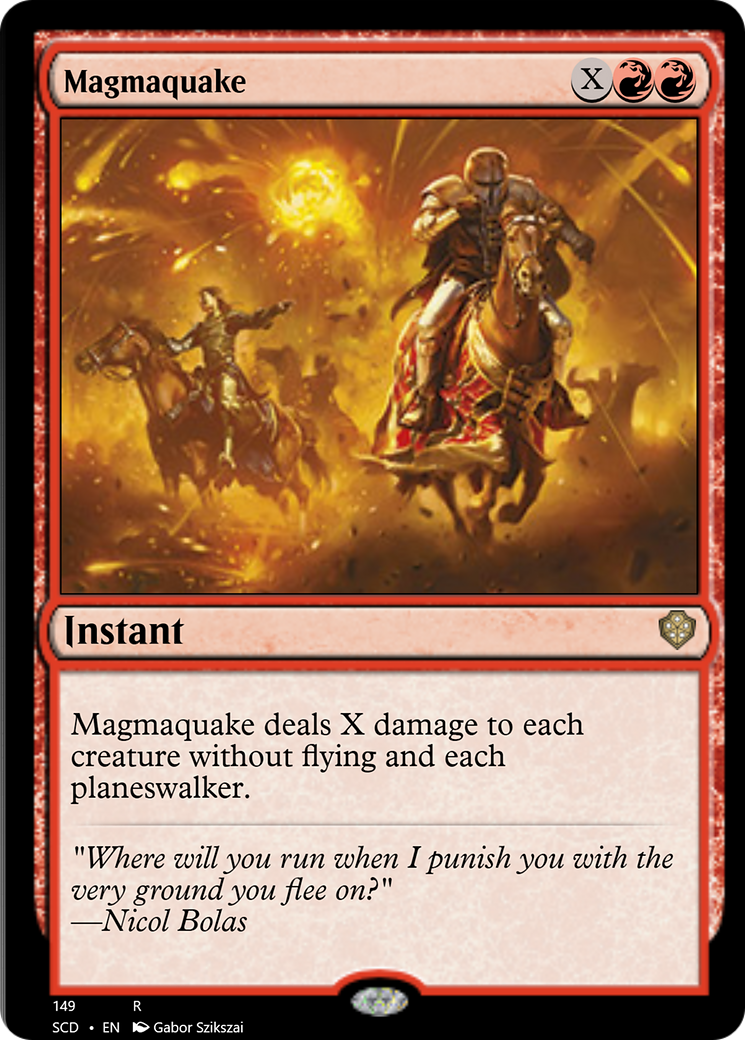 Magmaquake [Starter Commander Decks] | Good Games Modbury