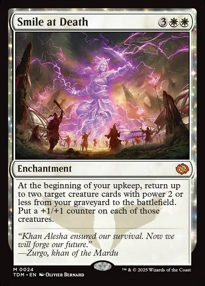 Smile at Death 24 (Tarkir: Dragonstorm)  - Foil | Good Games Modbury