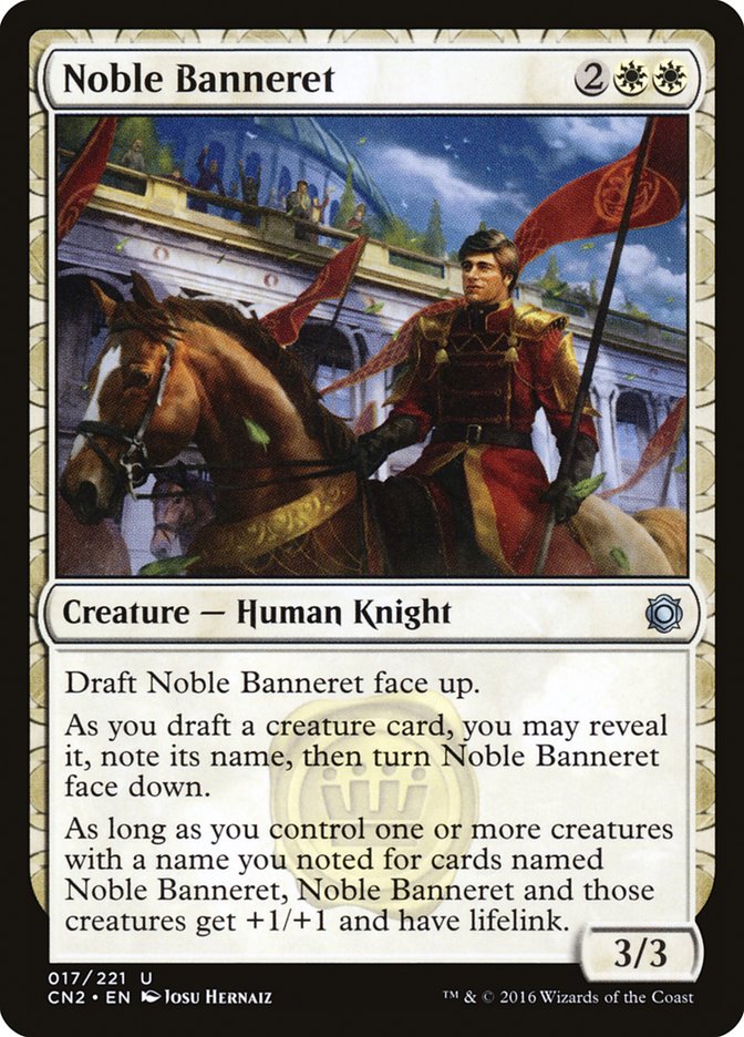 Noble Banneret 17/221 (Conspiracy: Take the Crown)  - Foil | Good Games Modbury
