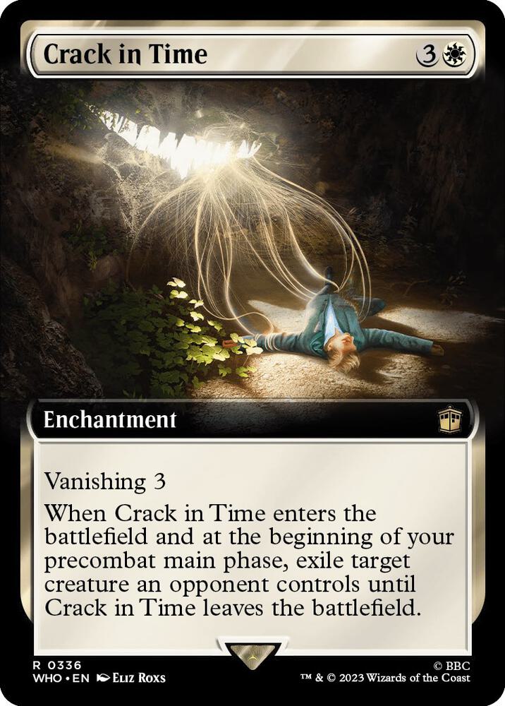 Crack in Time 336/331 (Universes Beyond: Doctor Who)  - Extended Art | Good Games Modbury