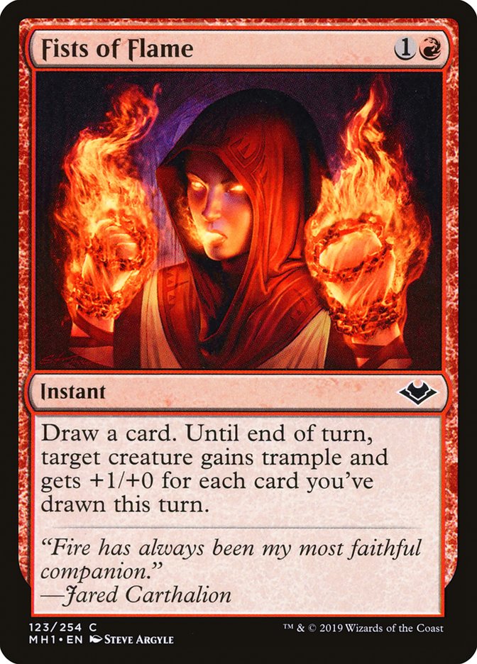 Fists of Flame [Modern Horizons] | Good Games Modbury