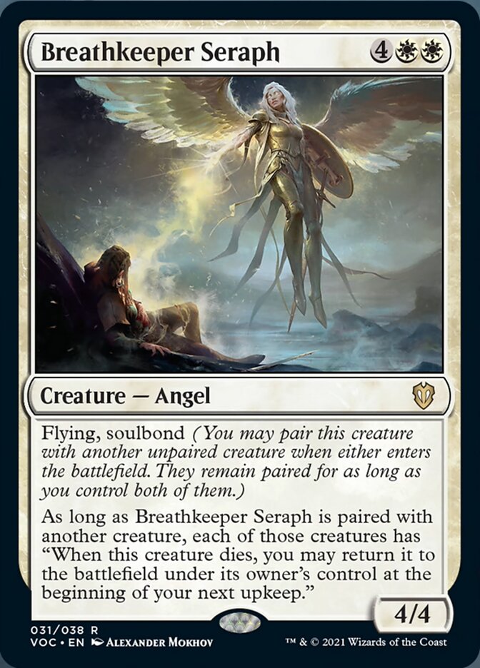 Breathkeeper Seraph [Innistrad: Crimson Vow Commander] | Good Games Modbury