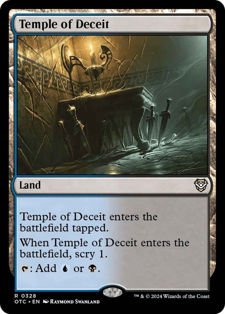 Temple of Deceit 328/342 (Commander: Outlaws of Thunder Junction)  | Good Games Modbury