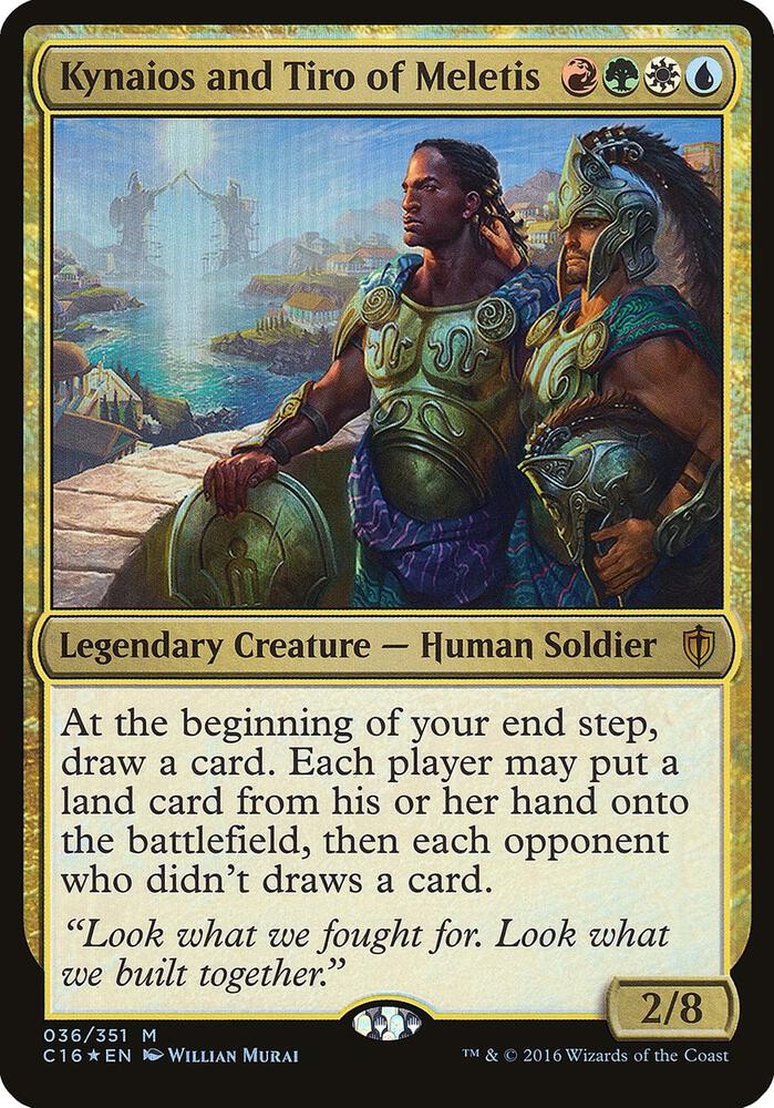 Kynaios and Tiro of Meletis 36/351 (Oversize Cards)  - Foil | Good Games Modbury