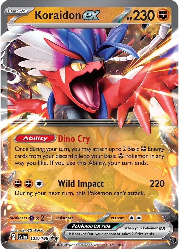 Koraidon ex (125/198) (Jumbo Card) [Scarlet & Violet: Base Set] | Good Games Modbury