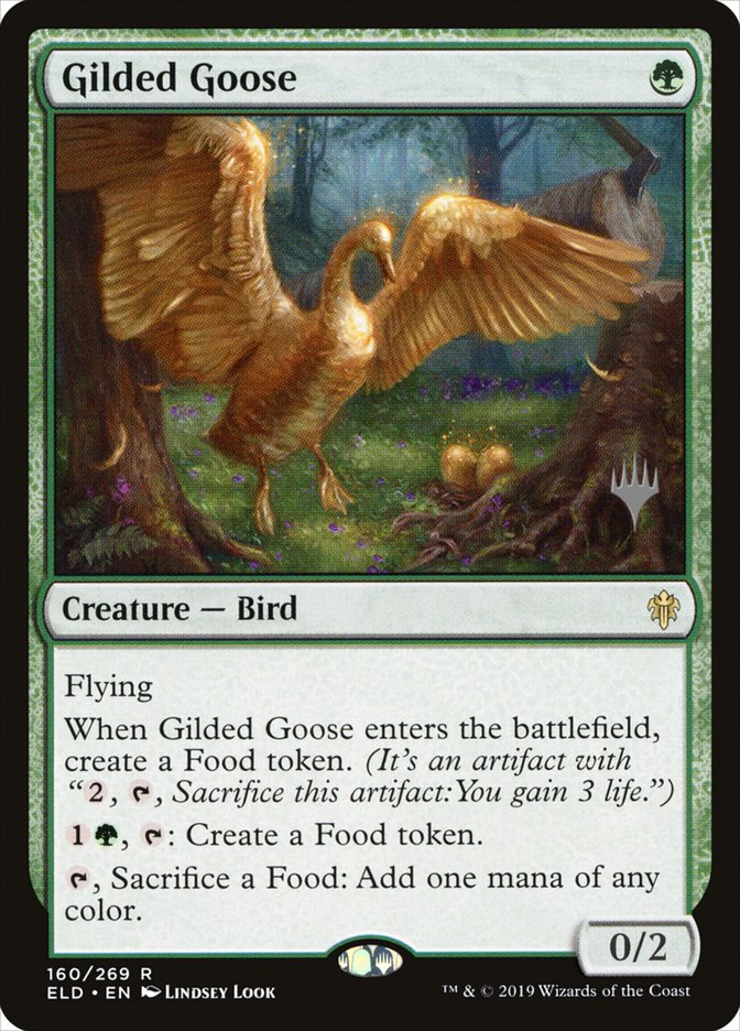 Gilded Goose (Promo Pack) [Throne of Eldraine Promos] | Good Games Modbury