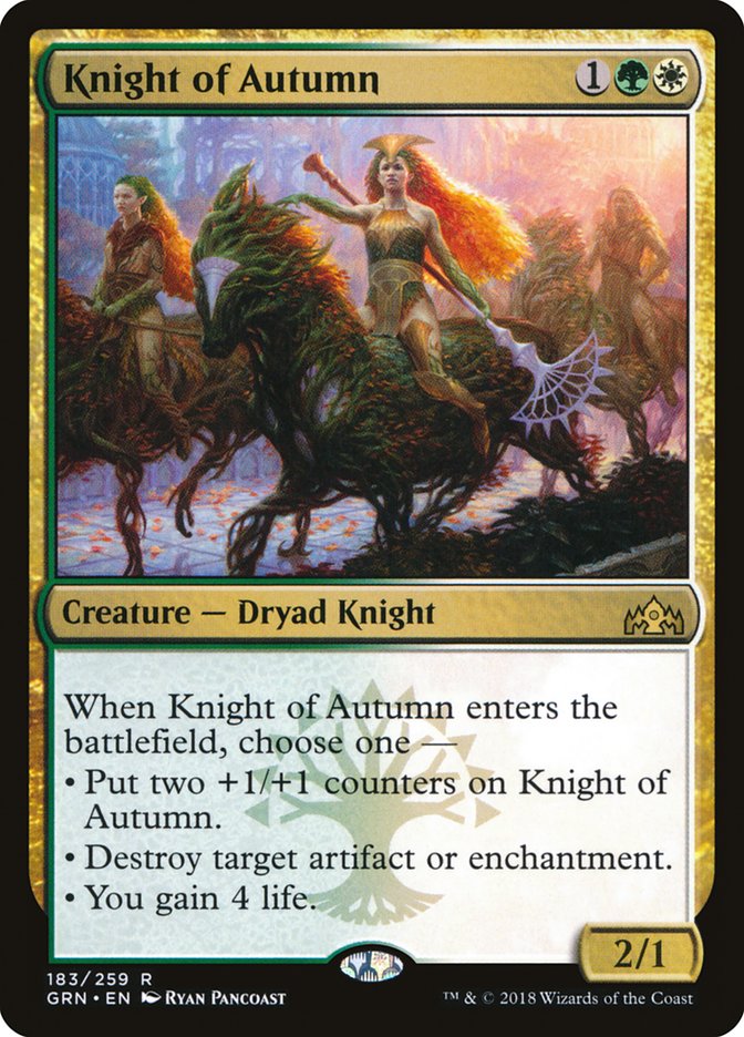 Knight of Autumn [Guilds of Ravnica] | Good Games Modbury