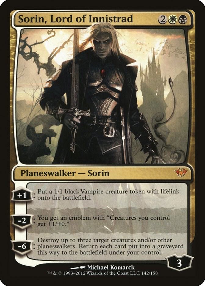 Sorin, Lord of Innistrad 142/158 (Dark Ascension)  - Foil | Good Games Modbury