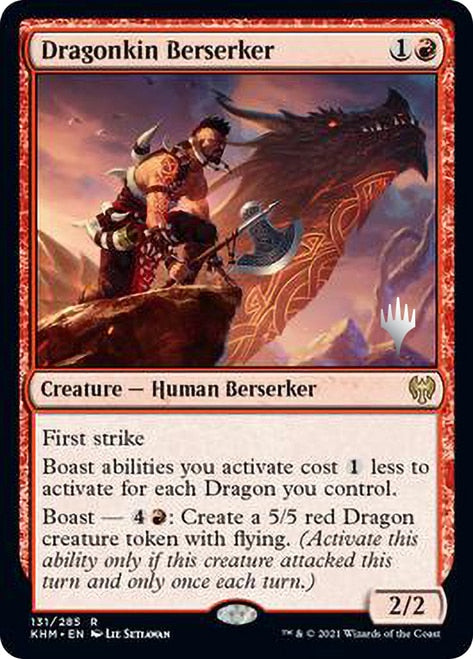 Dragonkin Berserker (Promo Pack) [Kaldheim Promos] | Good Games Modbury