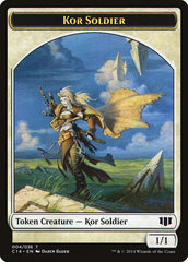 Kor Soldier // Pegasus Double-Sided Token [Commander 2014 Tokens] | Good Games Modbury