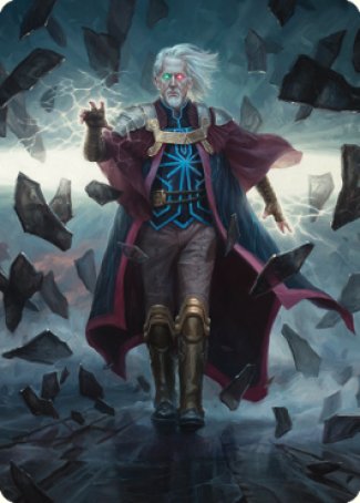 Urza, Planeswalker Art Card [The Brothers' War Art Series] | Good Games Modbury