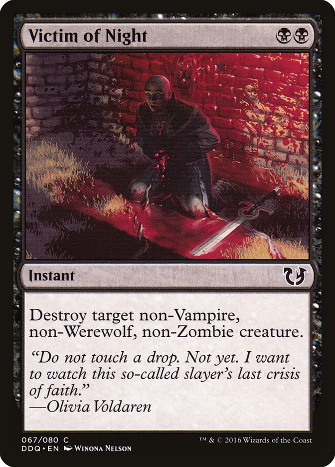Victim of Night 67/80 (Duel Decks: Blessed vs. Cursed)  | Good Games Modbury