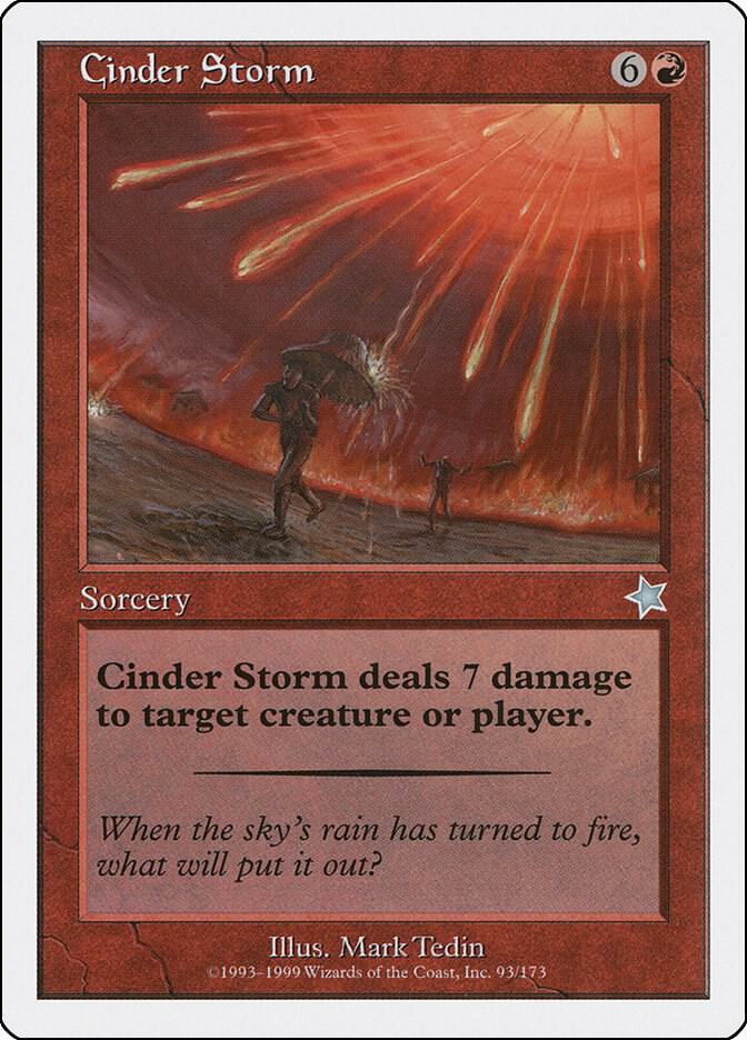 Cinder Storm 93/173 (Starter 1999)  | Good Games Modbury