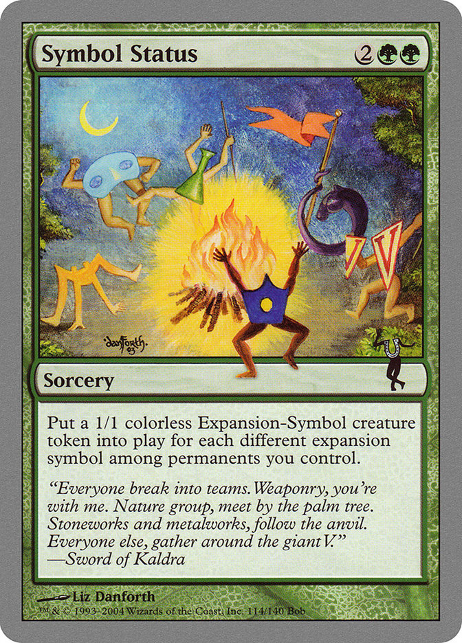 Symbol Status 114/140 (Unhinged)  - Foil | Good Games Modbury