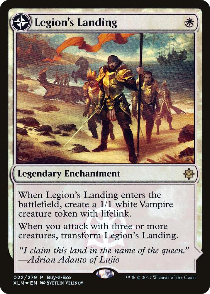 Legion's Landing // Adanto, the First Fort 22/279 (Buy-A-Box Promos)  - Foil | Good Games Modbury