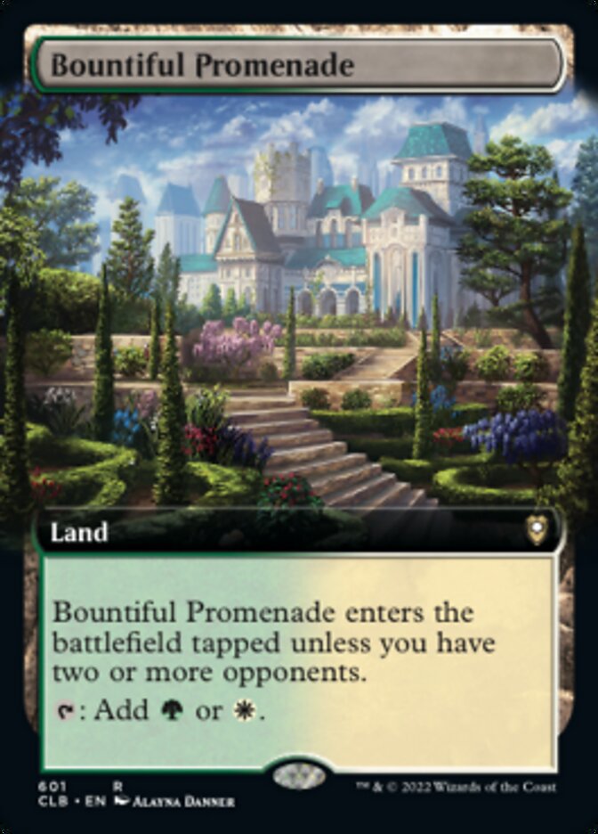 Bountiful Promenade (Extended Art) [Commander Legends: Battle for Baldur's Gate] | Good Games Modbury