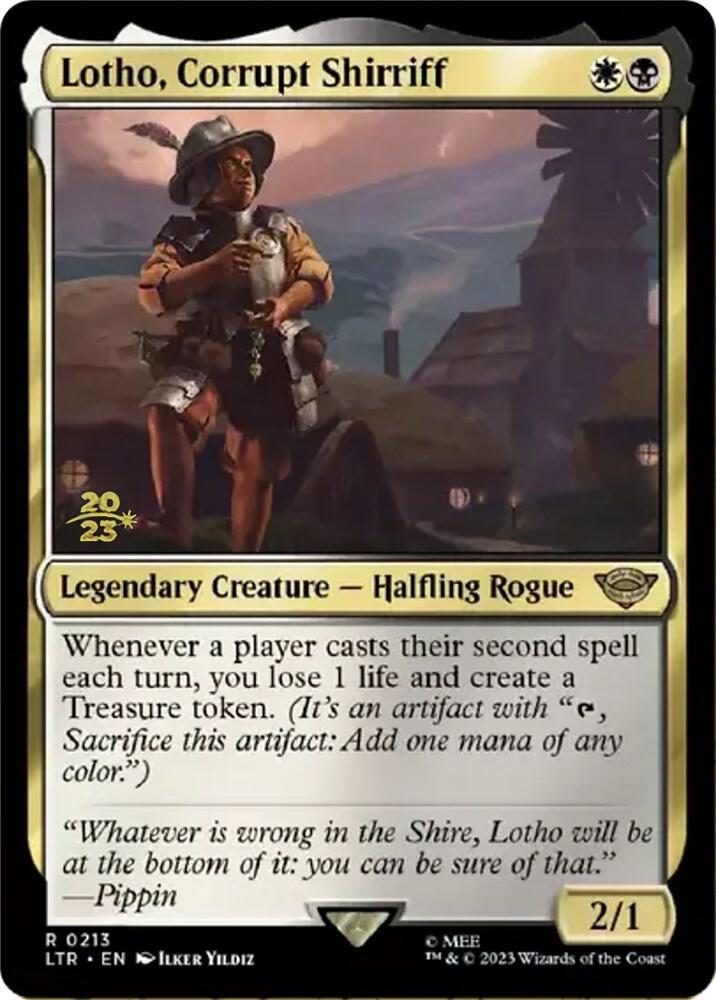 Lotho Corrupt Shirriff 213s/86 (Prerelease Cards)  - Foil | Good Games Modbury