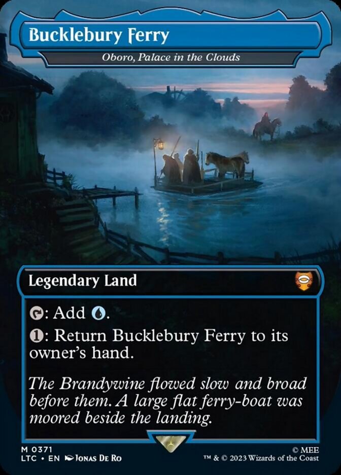 Bucklebury Ferry - Oboro, Palace in the Clouds (Borderless) [The Lord of the Rings: Tales of Middle-Earth Commander] | Good Games Modbury