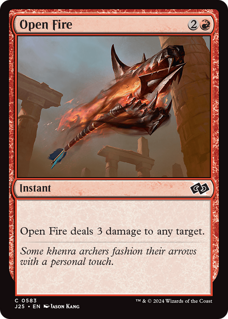 Open Fire [Foundations Jumpstart] | Good Games Modbury