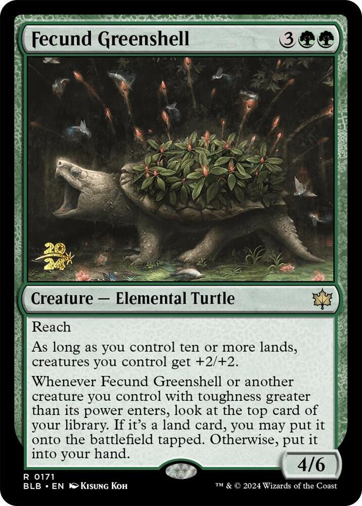 Fecund Greenshell 171s/160 (Prerelease Cards)  - Foil | Good Games Modbury