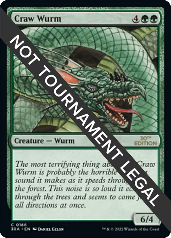 Craw Wurm 186/594 (30th Anniversary Edition)  | Good Games Modbury