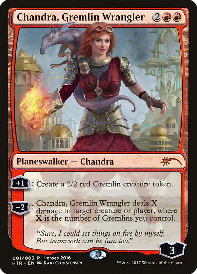 Chandra, Gremlin Wrangler [Heroes of the Realm] | Good Games Modbury