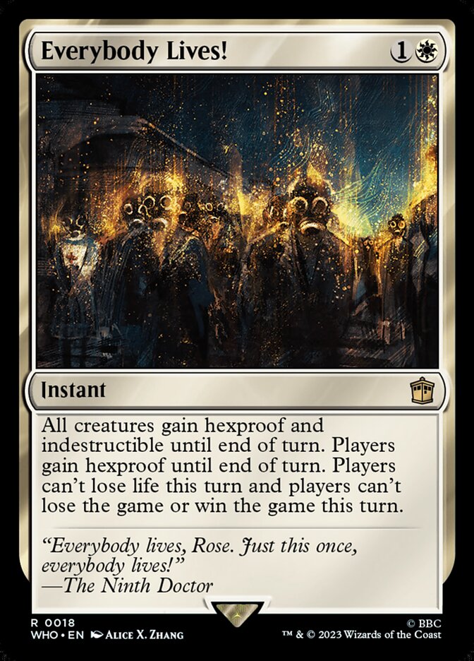 Everybody Lives! 18/331 (Universes Beyond: Doctor Who)  - Foil | Good Games Modbury