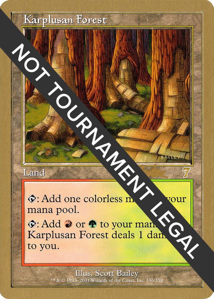 Karplusan Forest 2002 Brian Kibler 7ED bk336/153 (World Championship Decks)  | Good Games Modbury