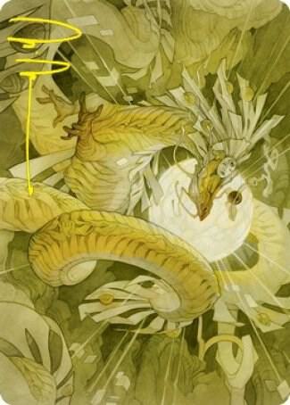 Brilliant Restoration Art Card Gold Stamped Signature 22 (Art Series: Kamigawa: Neon Dynasty)  | Good Games Modbury