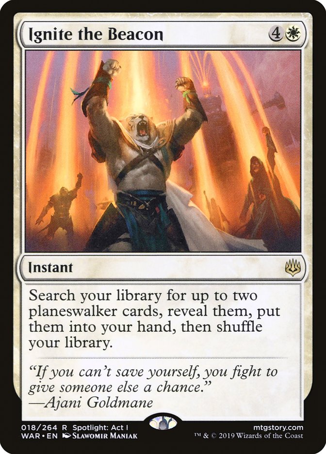 Ignite the Beacon 18/264 (War of the Spark)  - Foil | Good Games Modbury