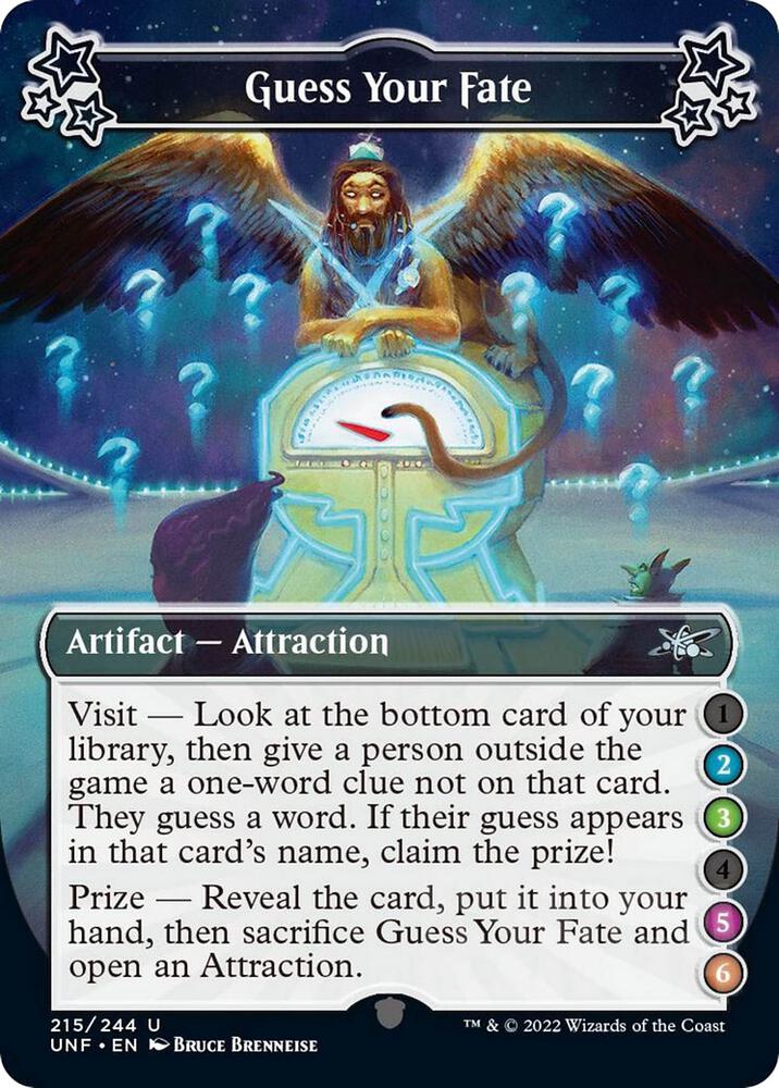 Guess Your Fate 2 3 5 6 215b/244 (Unfinity)  - Foil | Good Games Modbury