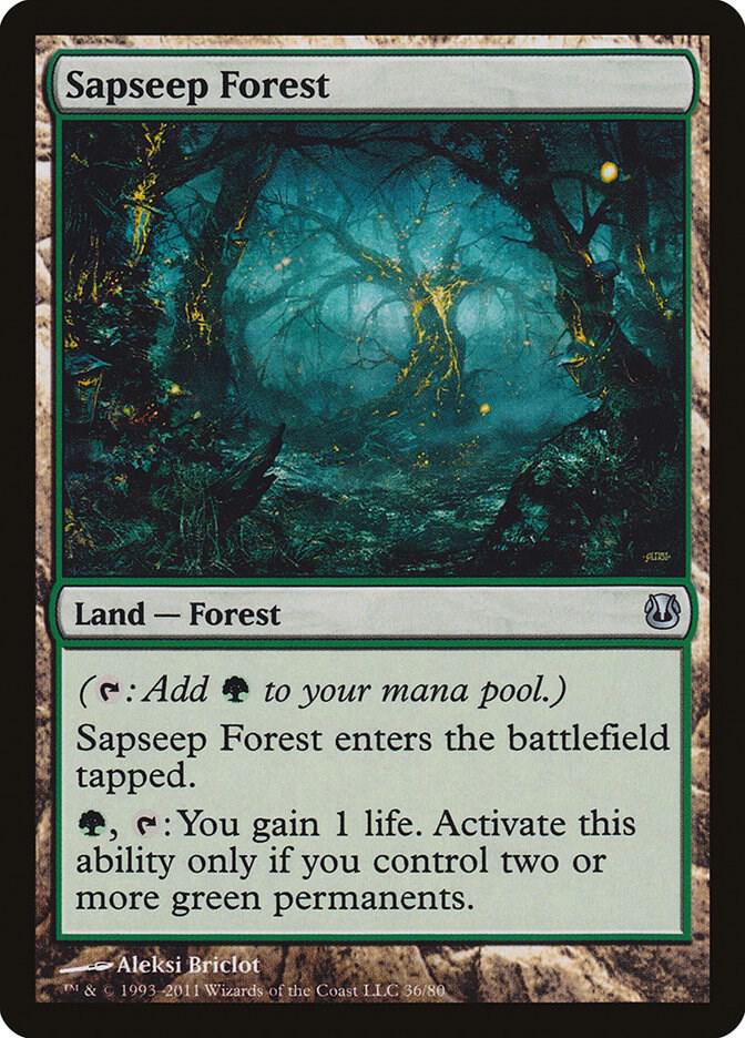 Sapseep Forest 36/80 (Duel Decks: Ajani vs. Nicol Bolas)  | Good Games Modbury